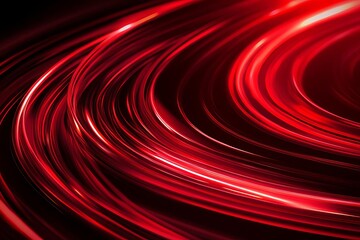 A bold red flare with long, linear light streaks for a dynamic and intense look on black, red streaks