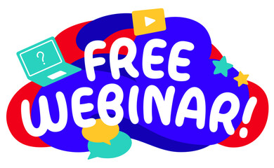 Webinar lettering