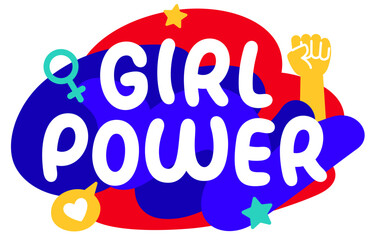 Girl power lettering