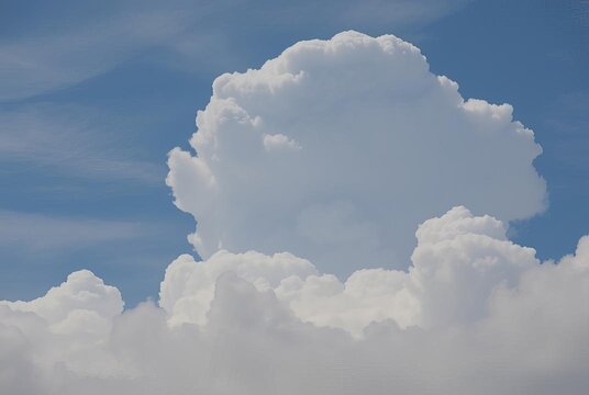 Altocumulus castellanus Ac cas Turret shaped altocumulus indicat