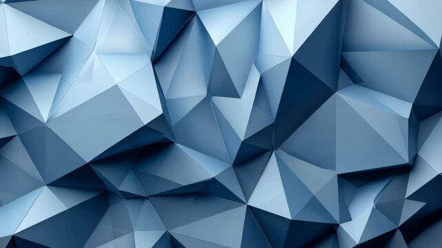 Explore a modern geometric 3D mosaic graphics lowpoly template as an abstract backdrop. Ai Generated.