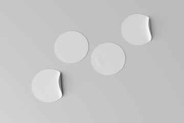 Sticker Blank Mockup