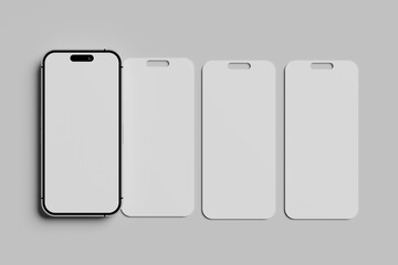 Phone Screen Blank Mockup