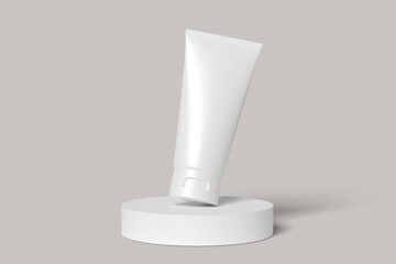 Cosmetic Tube Blank Mockup