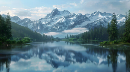 Mirror Image: Capturing the Untouched Beauty and Breathtaking Symmetry of Northwestern National Parks