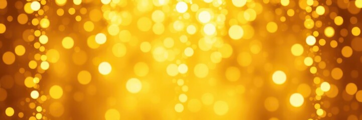 Obraz premium Luxurious abstract golden background with shimmering light reflections, festive, decorative