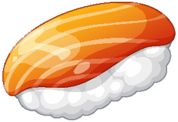 Delicious Sushi Nigiri Illustration