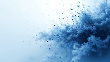 Fototapeta premium ダークブルーの水しぶき