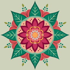abstract background, Flower Mandala, Pattern Circle Creative Luxury Ornamental Mandala design
