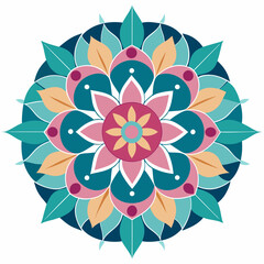 abstract background, Flower Mandala, Pattern Circle Creative Luxury Ornamental Mandala design