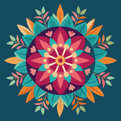 abstract background, Flower Mandala, Pattern Circle Creative Luxury Ornamental Mandala design