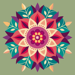 abstract background, Flower Mandala, Pattern Circle Creative Luxury Ornamental Mandala design