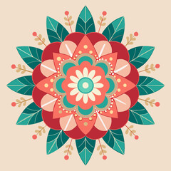 abstract background, Flower Mandala, Pattern Circle Creative Luxury Ornamental Mandala design 