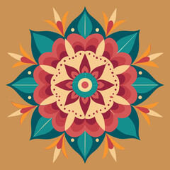 abstract background, Flower Mandala, Pattern Circle Creative Luxury Ornamental Mandala design 