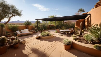 Obraz premium Bringing the Beauty of the Desert to Your Backyard