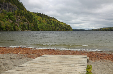 Echo Lake landscape - Acadia National Park, Maine