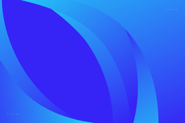 Blue abstract background. Fluid curved shapes with geometric patterns. Blue background design. Cool and modern concept. Eps10