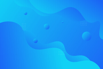 Blue abstract background. Wavy liquid shapes with geometric patterns. Blue background design. Cool and modern concept. Eps10