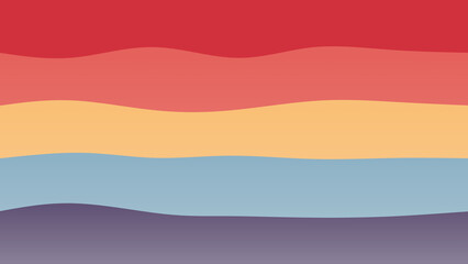 Obraz premium wave-patterned background with a flowing design, gradient colors abstract background