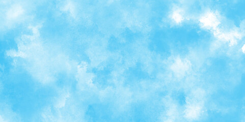 The sky blue texture clouds. Colorful beautiful,  template, greeting card, invitation card, poster template. color turquoise handmade illustration,  beautiful nature in the morning.