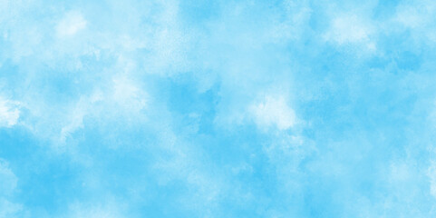 The sky blue texture clouds. Colorful beautiful,  template, greeting card, invitation card, poster template. color turquoise handmade illustration,  beautiful nature in the morning.