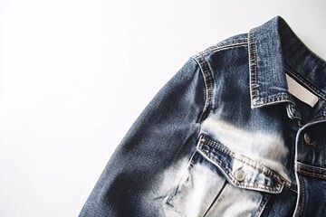 Stylish Distressed Denim Jacket