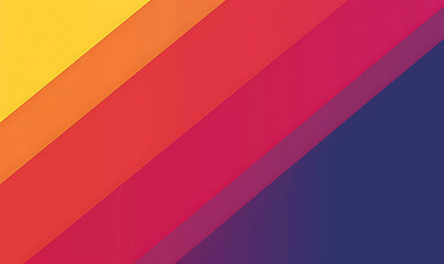 Fototapeta premium A lively rainbow gradient from rich red to calming violet, filling the space with a joyful, spirited vibe
