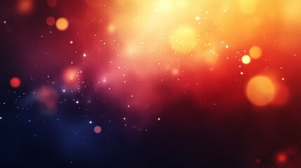Naklejka premium Festive new year background with blurred golden lights creating a warm and magical glow, perfect for celebrating the holiday season and adding elegance to party invitations or festive digital designs