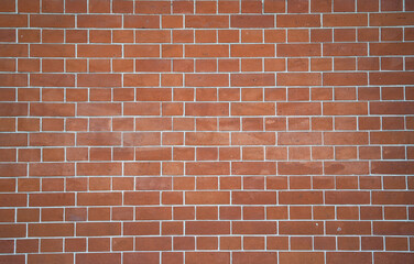 Fototapeta premium wall built of red brick. texture. background.