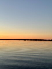 sunset over the sea