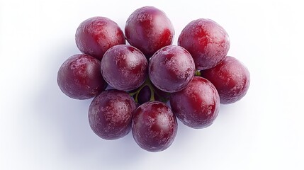 A single grape, captured in a photorealistic style, with every detail rendered with stunning precision