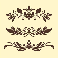 Decorative Floral Ornaments