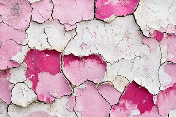 Obraz premium Pastel Tree Bark Cross-Section with Red Veins and Soft Textures