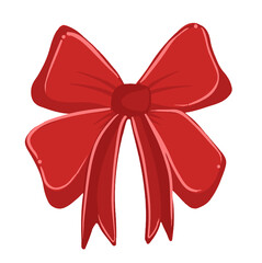 red ribbon bow