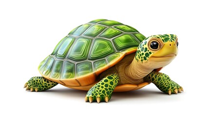 Obraz premium Cute Cartoon Turtle