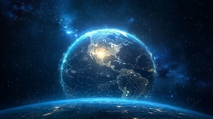 Fototapeta premium Global Network Connections