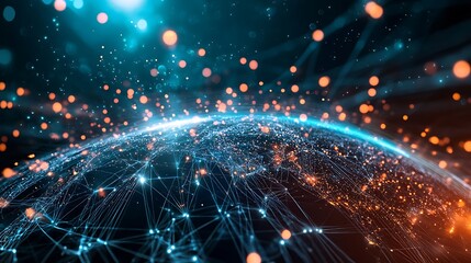 Fototapeta premium Global Network Connections