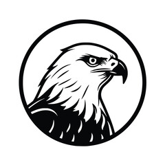 American Bald Eagle Silhouette Vector Art - Perfect for Laser Cutting, Cricut Files, and Wood Engraving