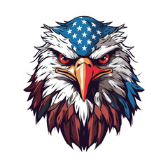 American Bald Eagle Silhouette Vector Art - Perfect for Laser Cutting, Cricut Files, and Wood Engraving