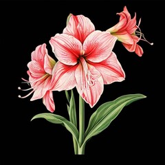 the AI Image Generator, beautiful pink lily