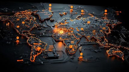 Connecting the world digital lines mapping global standards international infographic tech environment global perspective digital connectivity
