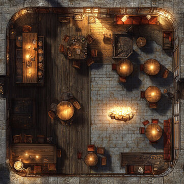 High-end comfortable tavern in the datime. Lots of natural light. Bar on one side. Lots of tables and comfortable chairs. Large fireplace