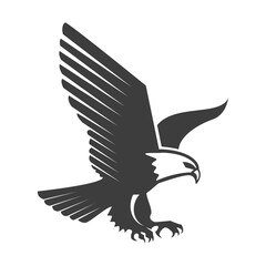 American Bald Eagle Silhouette Vector Art - Perfect for Laser Cutting, Cricut Files, and Wood Engraving
