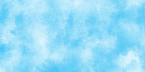 gradient light sky blue shades grunge cloudy watercolor background on white paper texture, blue watercolor abstract sky blue background, soft cloudy watercolor abstract painting background.