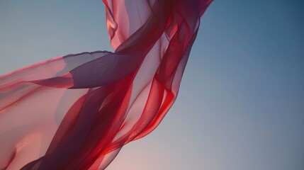 Dancing Fabric in the Wind - a lively and flowing representation of movement. The fabric sways gracefully, creating a sense of freedom and lightness.