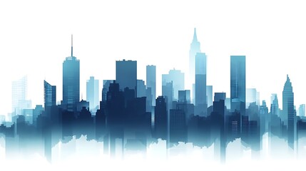 Fototapeta premium modern city skyline