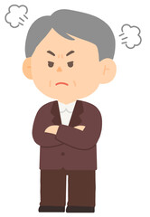 회사에서 화가 난 상사