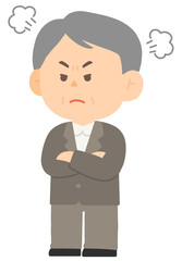 회사에서 화가 난 상사