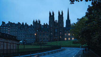 Obraz premium Edinburgh cityscape