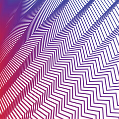 Red blue zig zag stripes line pattern seamless abstract background